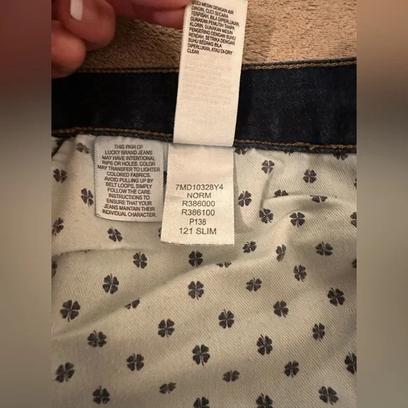 Men's Lucky Brand 121 Slim Jeans 32x32 - Picture 6 of 7